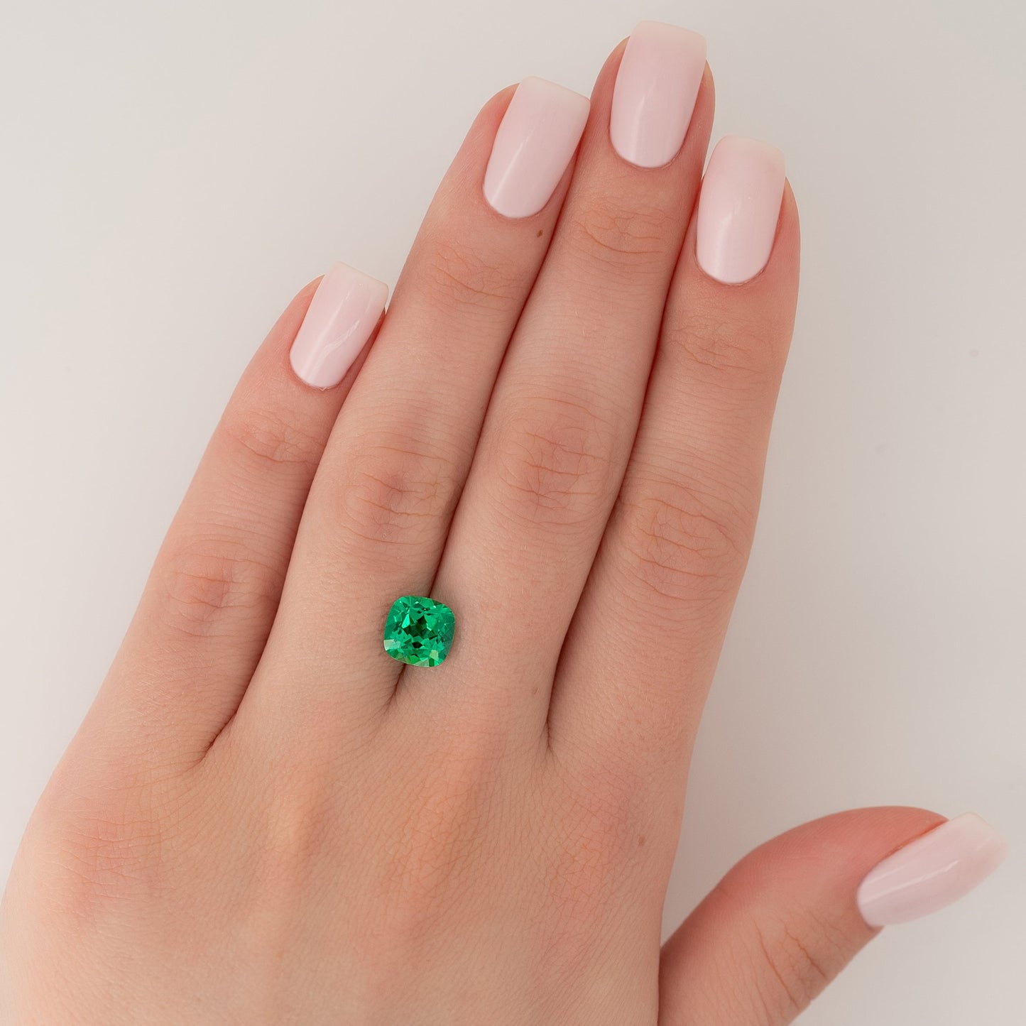 3Ct Cushion Cut Lab Created Emerald