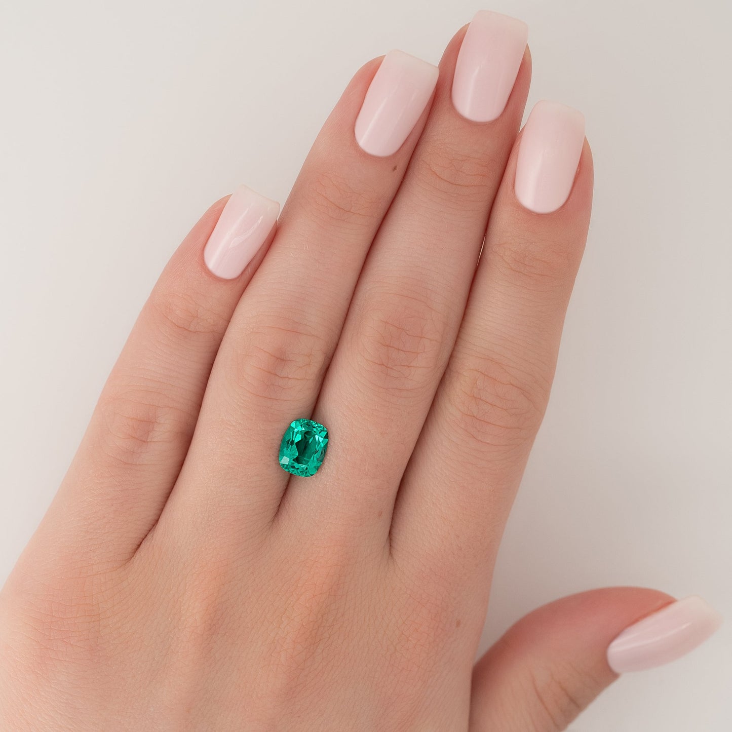 3Ct Elongated Cushion Cut Lab Created Emerald