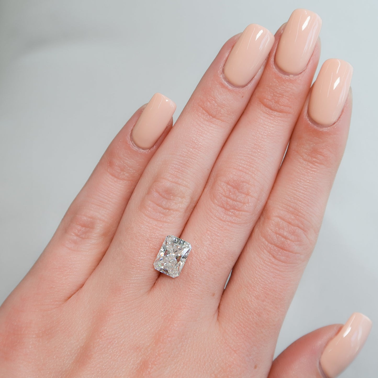 4Ct Radiant Keyzar Moissanite