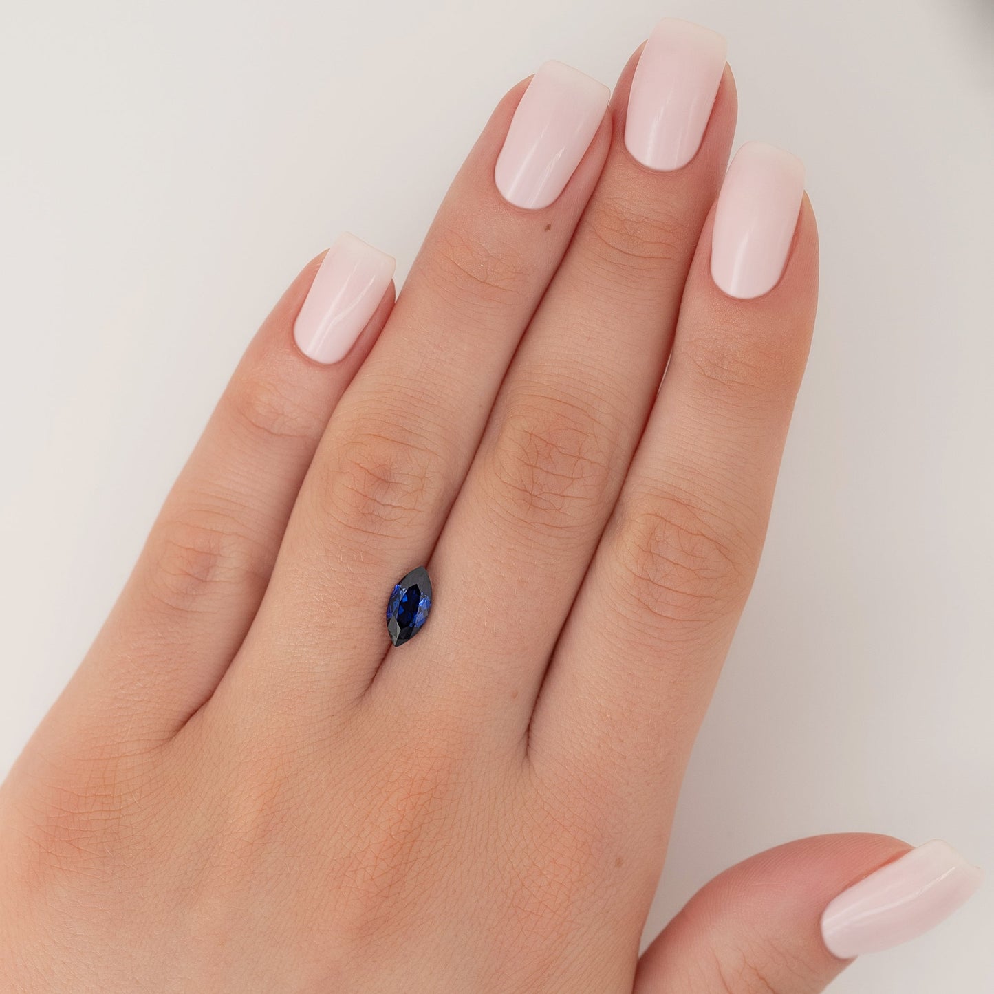 1Ct Marquise Cut Lab Created Sapphire