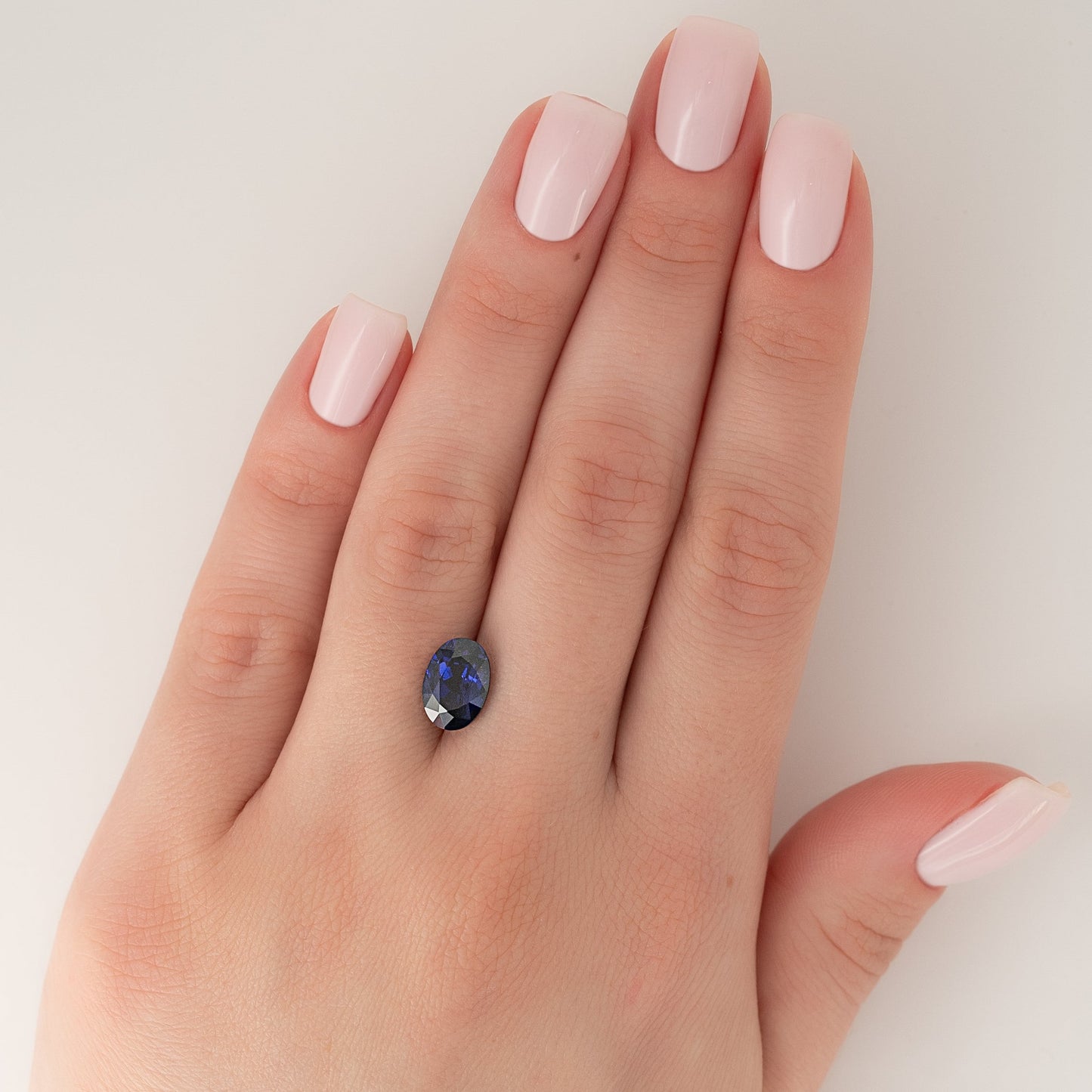 2.5Ct Oval Cut Lab Created Sapphire