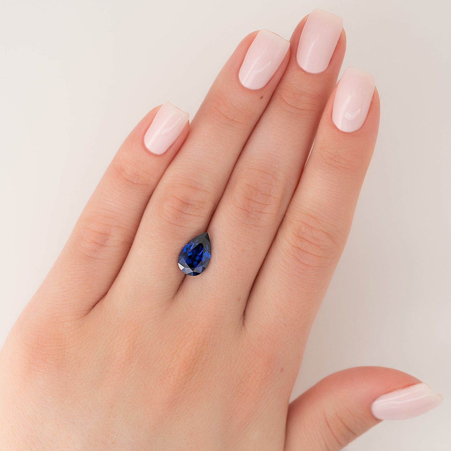 3.5Ct Pear Cut Lab Created Sapphire