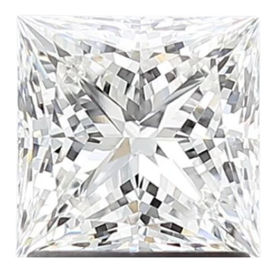 1.59 Carat E VVS2 Princess Lab Diamond