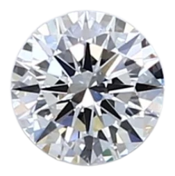 0.3 Carat D VVS2 Round Lab Diamond