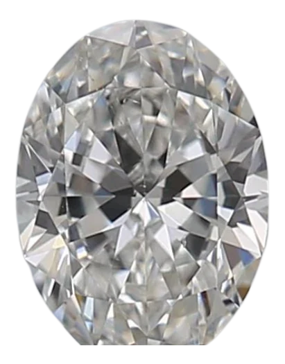 0.3 Carat F SI1 Oval Natural Diamond