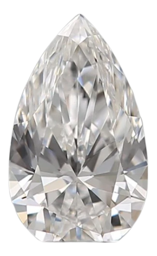 0.3 Carat E VS1 Pear Natural Diamond
