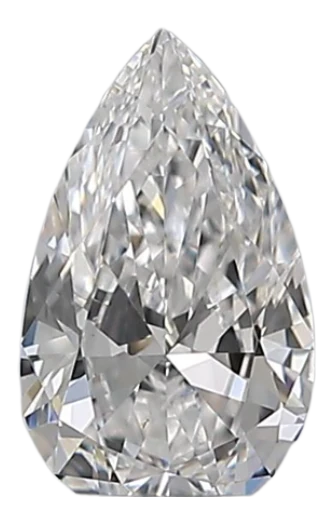 0.31 Carat D VS1 Pear Natural Diamond