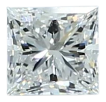 0.29 Carat F VVS2 Princess Natural Diamond