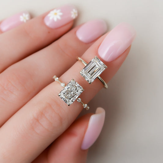 Sparkle or Flash? - Emerald vs. Radiant Diamonds