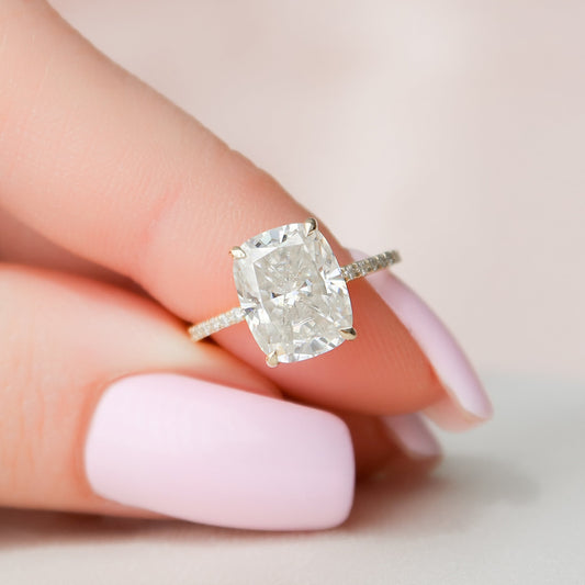 3 Carat Moissanite Ring