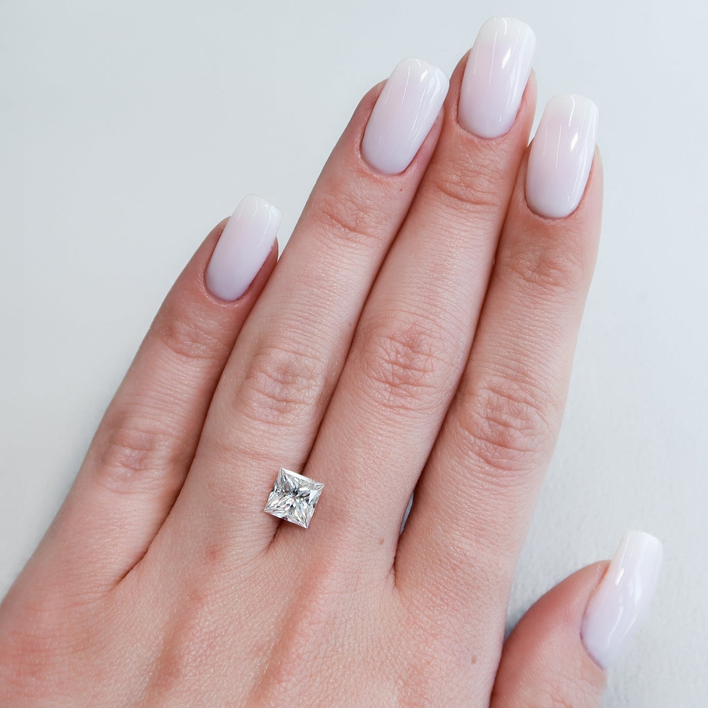 2Ct Princess Keyzar Moissanite