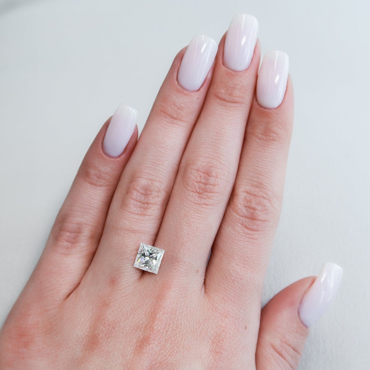 2.5Ct Princess Keyzar Moissanite