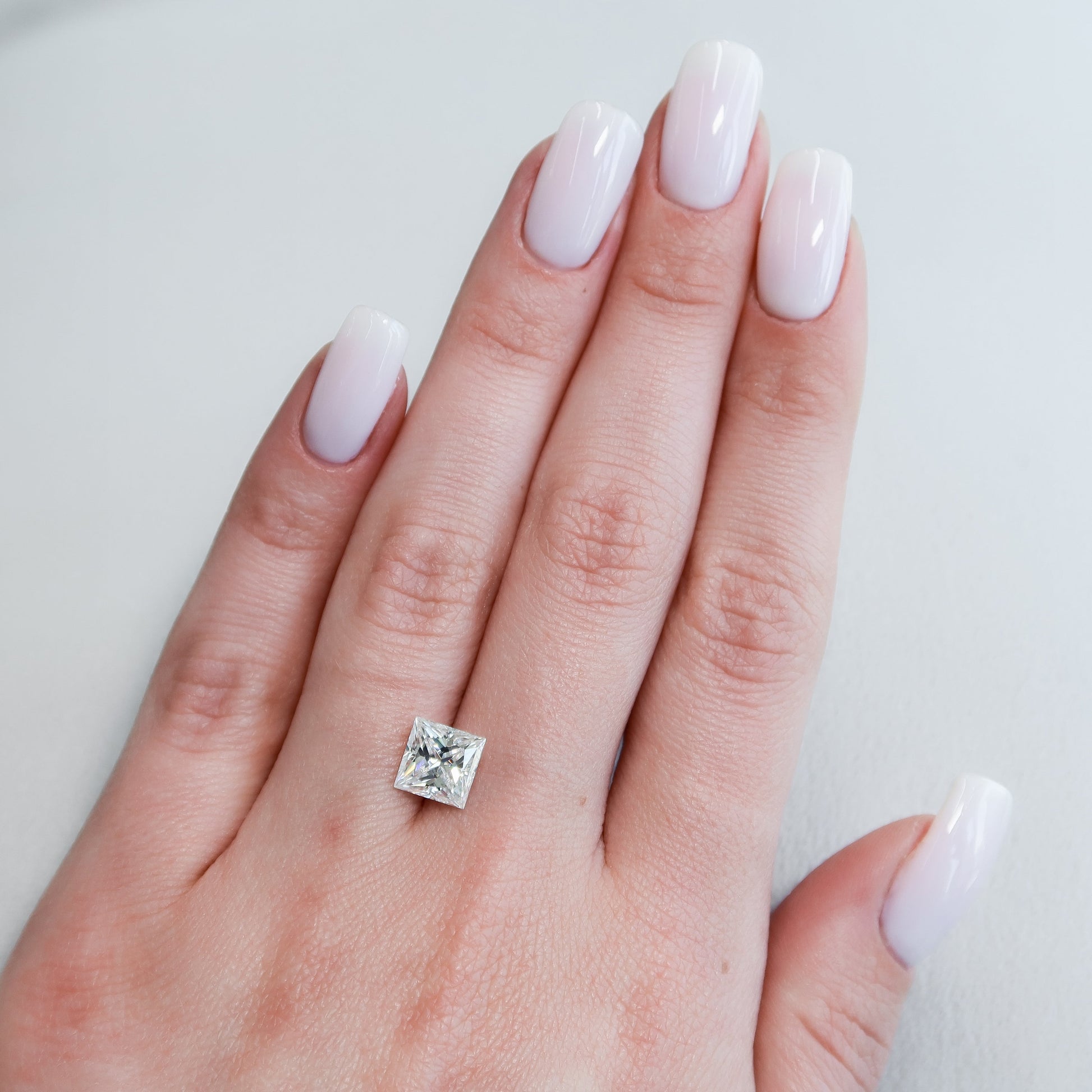 2.5Ct Princess Keyzar Moissanite