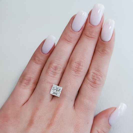 3Ct Princess Keyzar Moissanite