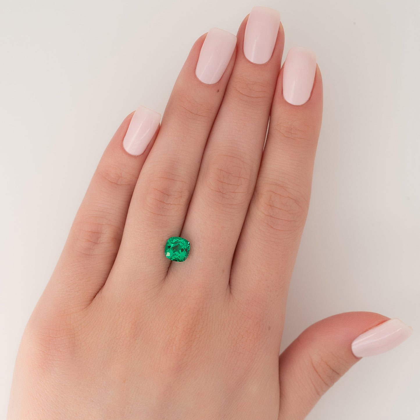 2Ct Cushion Cut Lab Created Emerald