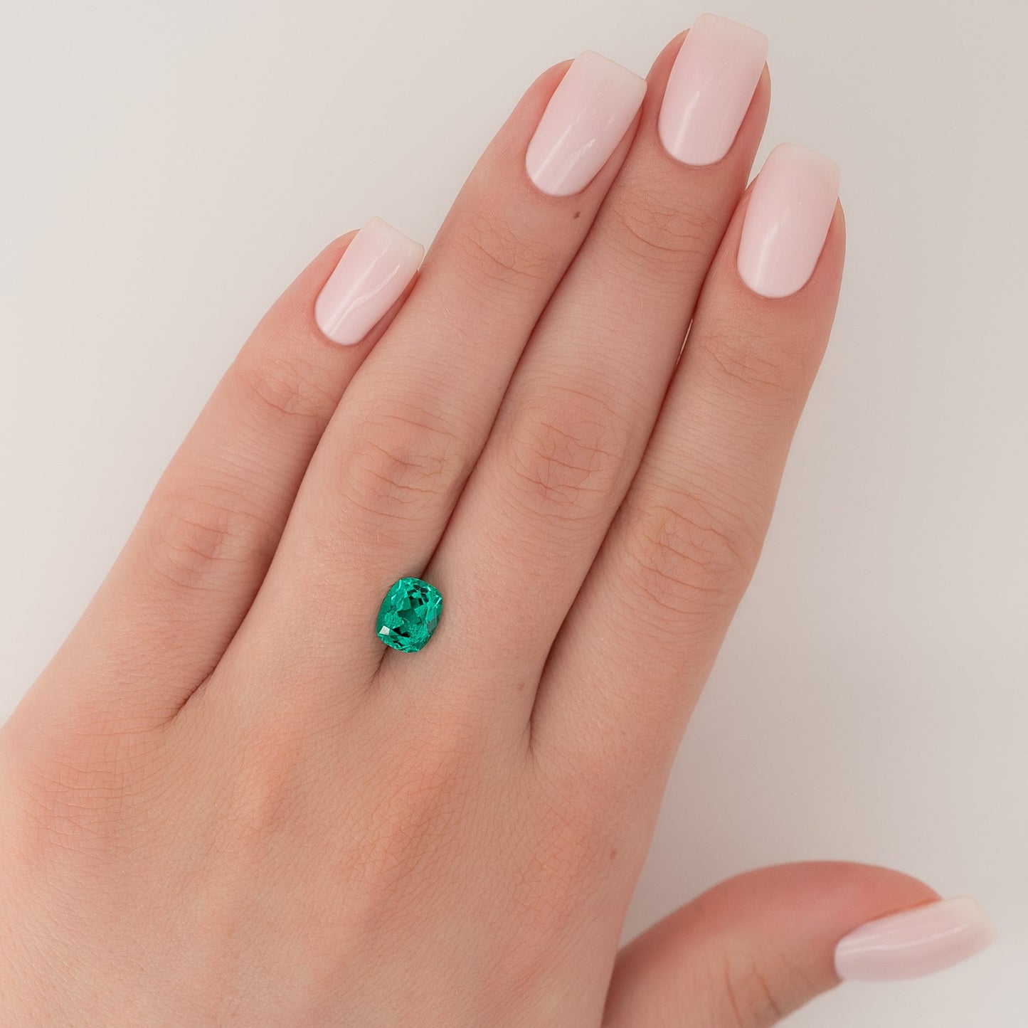 2.5Ct Elongated Cushion Cut Lab Created Emerald