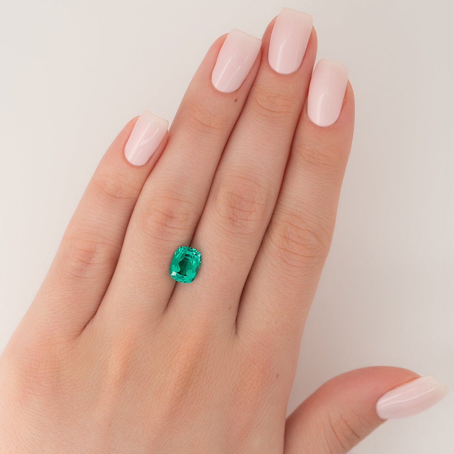 3.5Ct Elongated Cushion Cut Lab Created Emerald