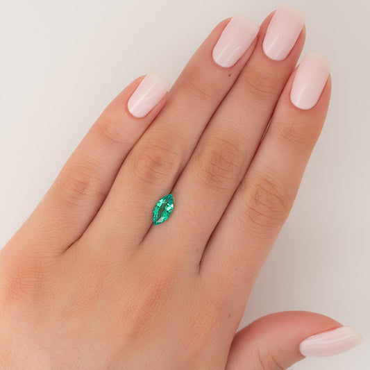 1.5Ct Marquise Cut Lab Created Emerald