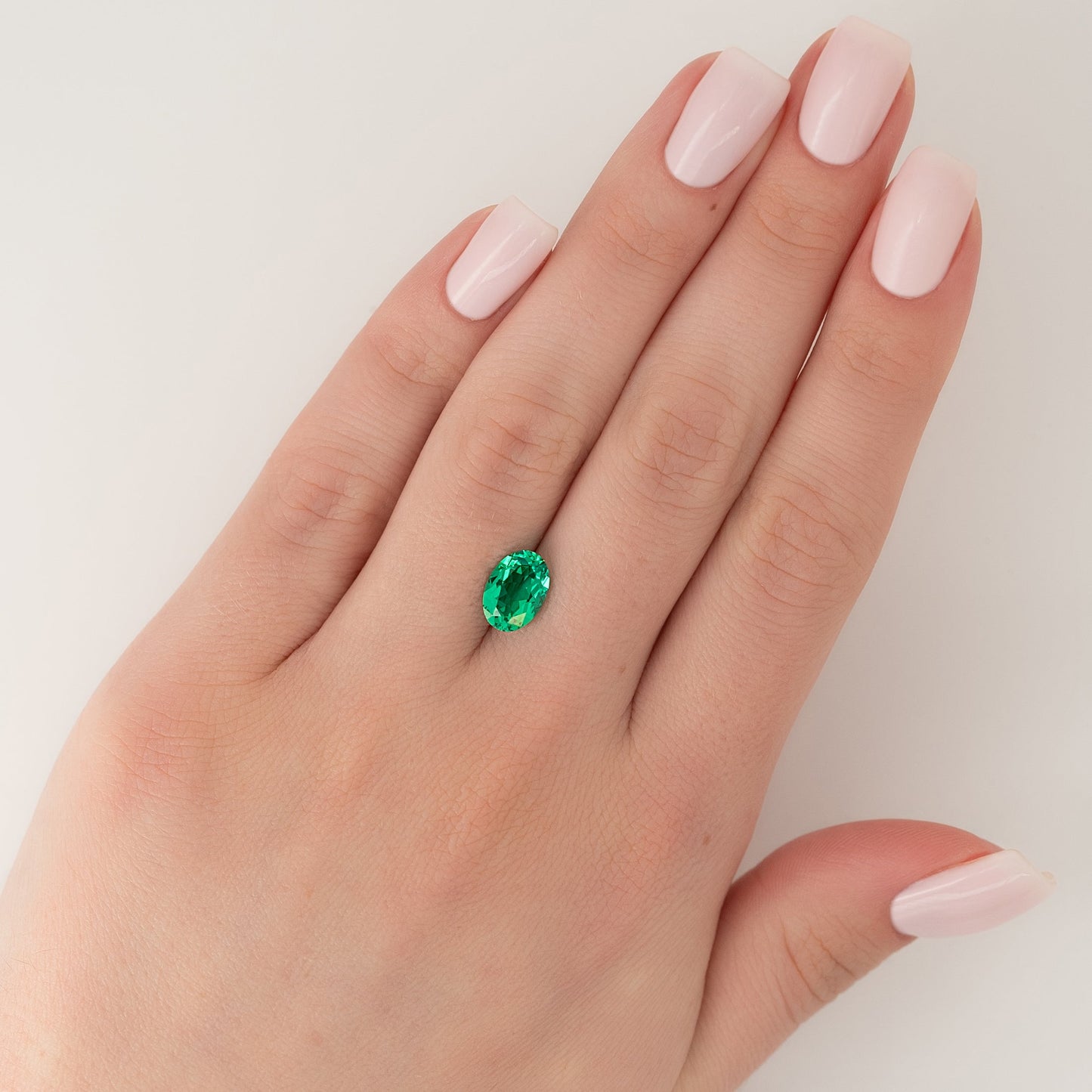 2Ct Oval Cut Lab Created Emerald