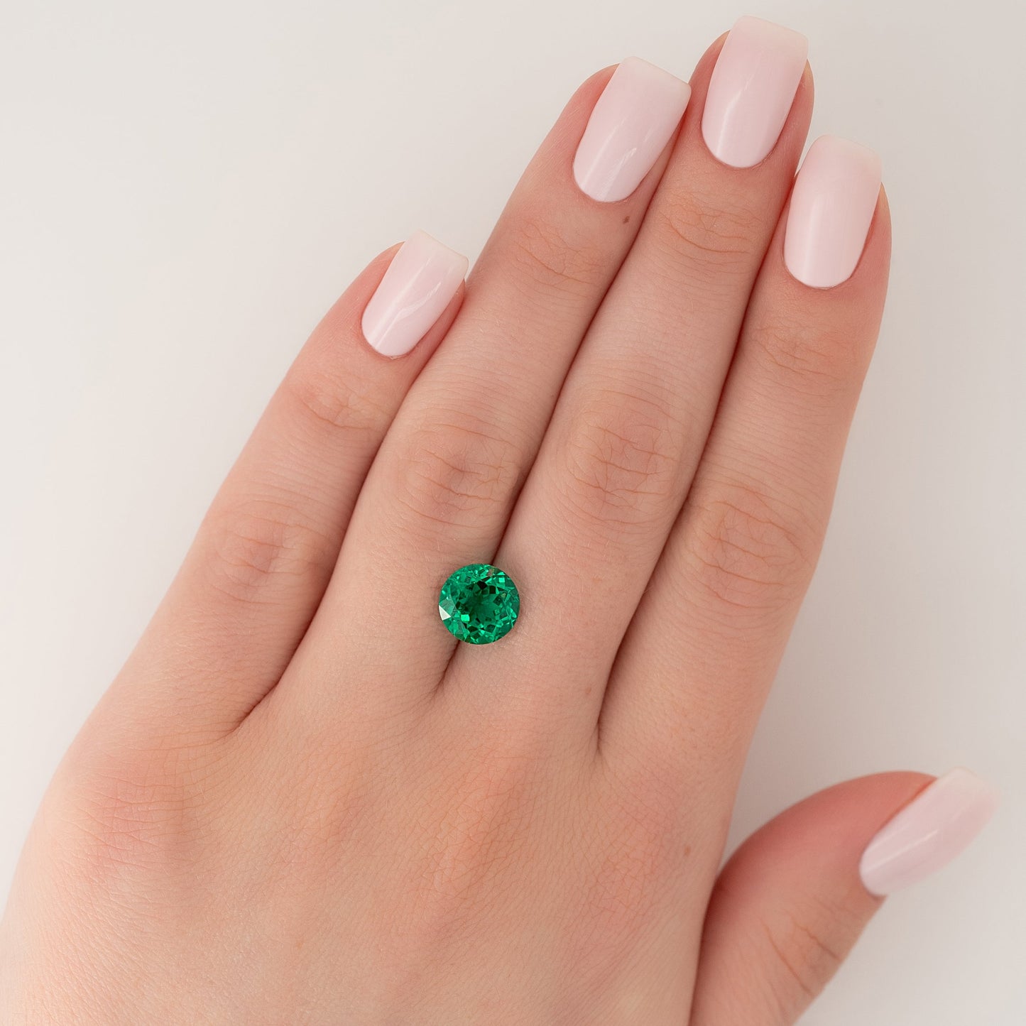 3Ct Round Cut Lab Created Emerald