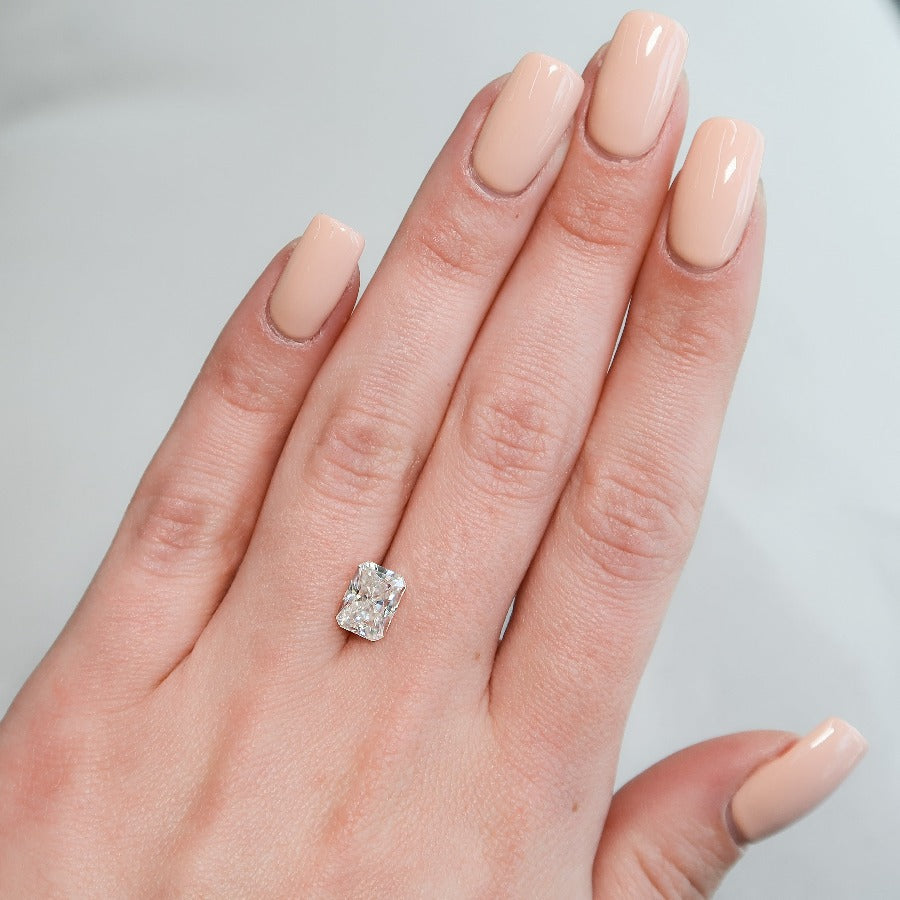 2.5Ct Radiant Keyzar Moissanite