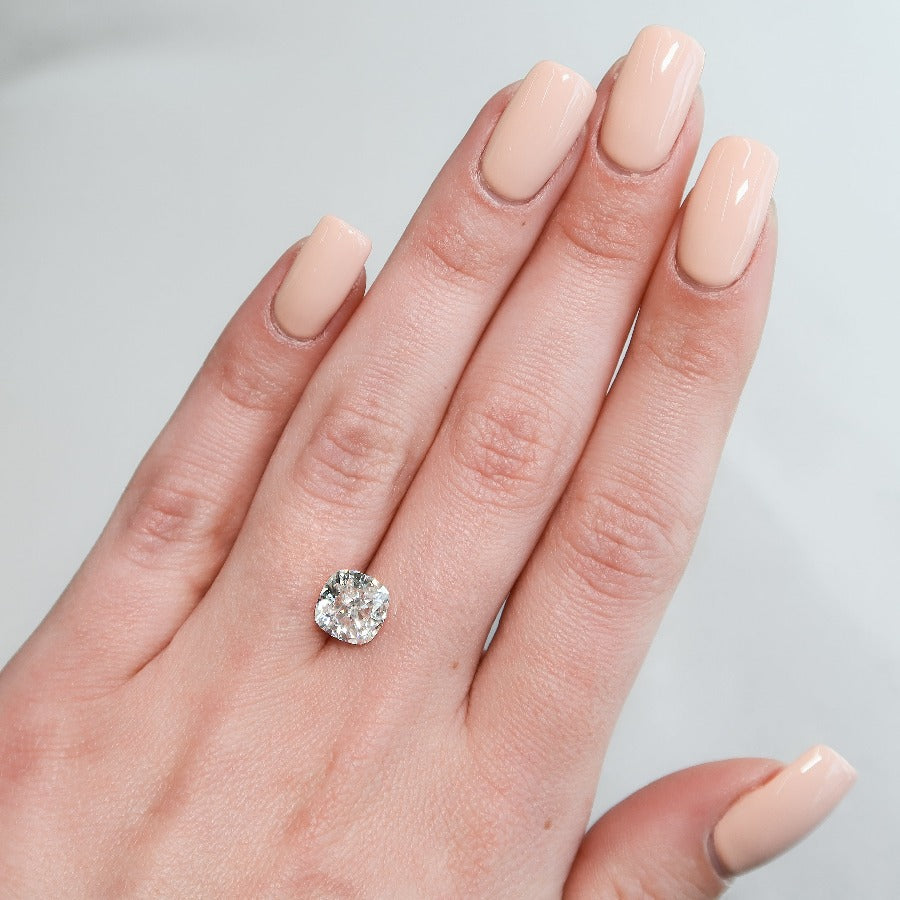 3Ct Cushion Keyzar Moissanite