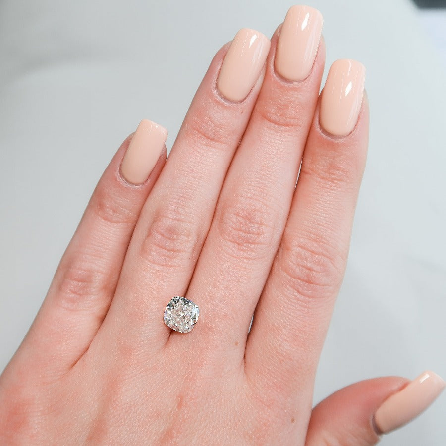 2Ct Cushion Keyzar Moissanite
