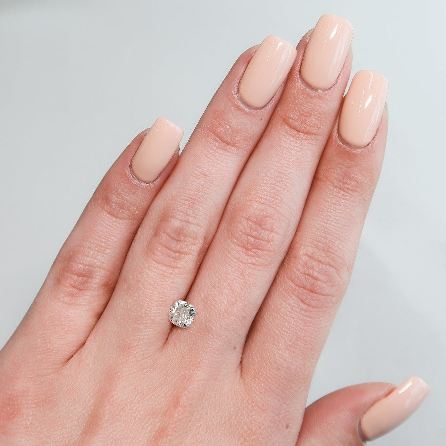 1Ct Cushion Keyzar Moissanite