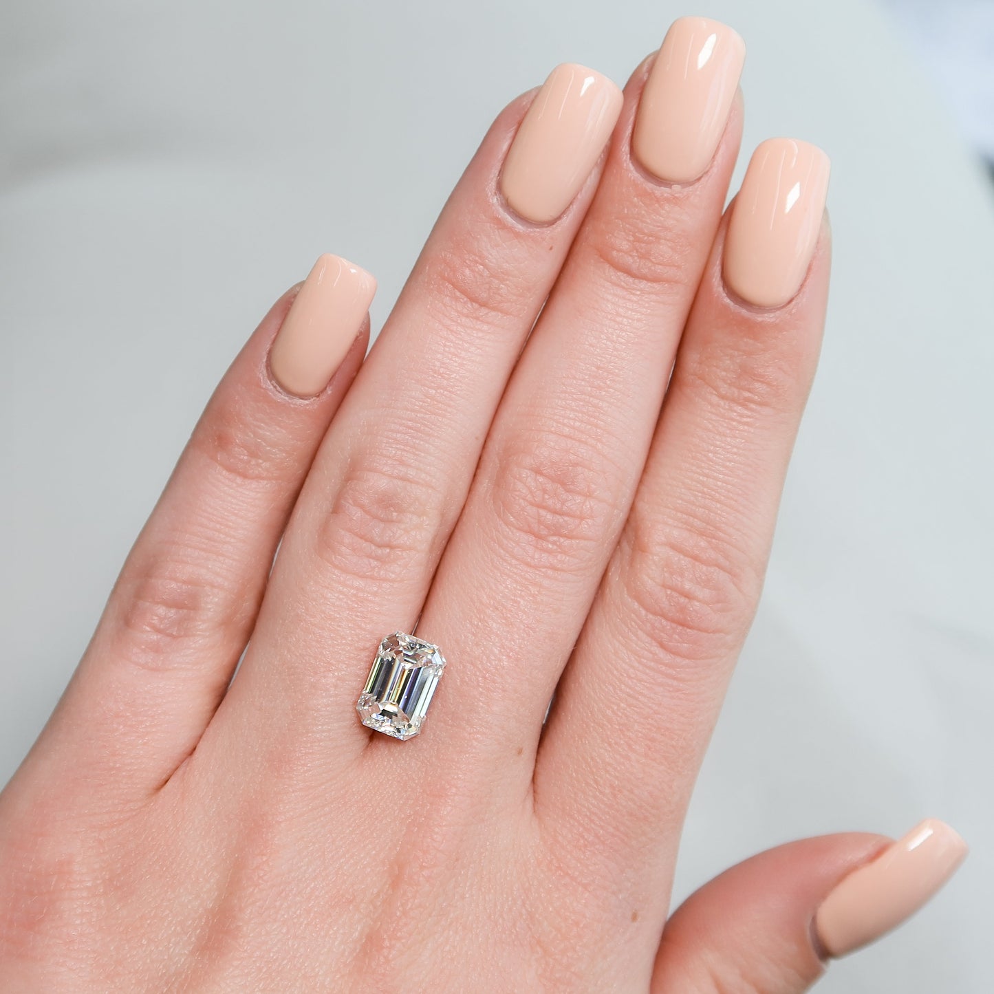 4Ct Emerald Keyzar Moissanite