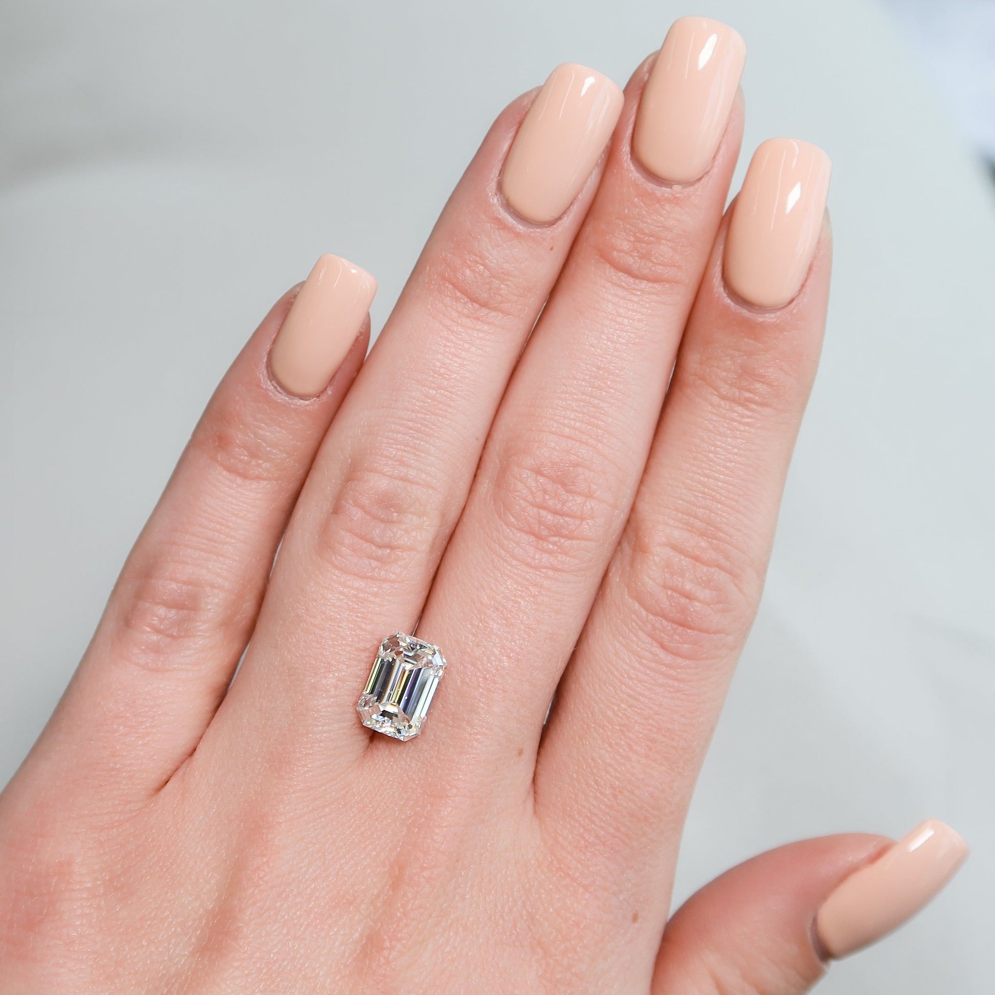 4Ct Emerald Keyzar Moissanite