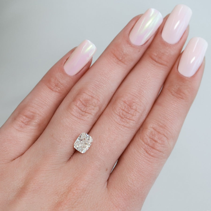 2Ct Elongated Cushion Keyzar Moissanite