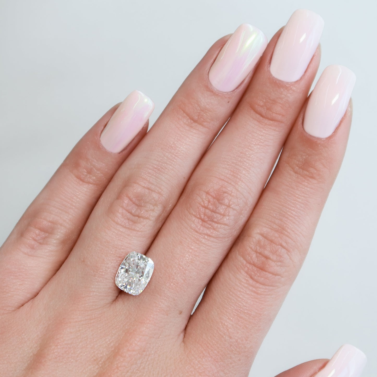 4Ct Elongated Cushion Keyzar Moissanite
