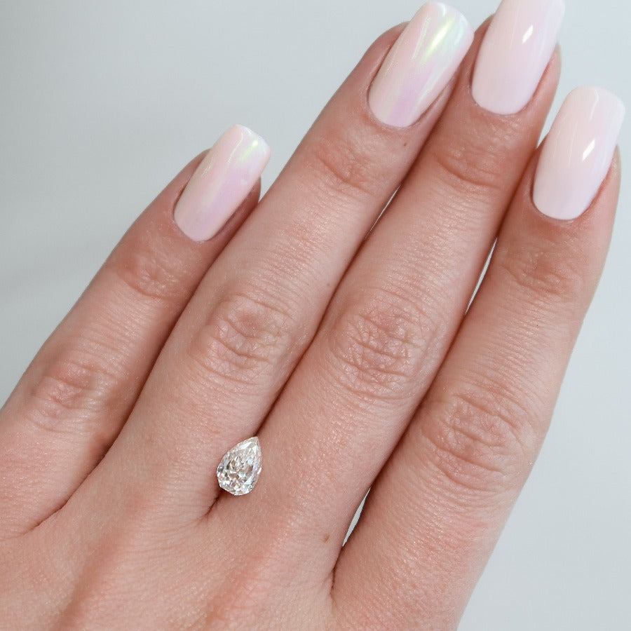 1Ct Pear Keyzar Moissanite