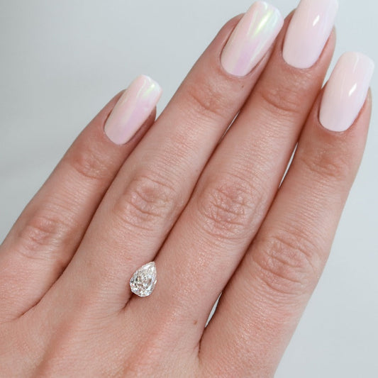1Ct Pear Keyzar Moissanite