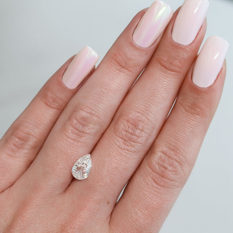 1.5Ct Pear Keyzar Moissanite