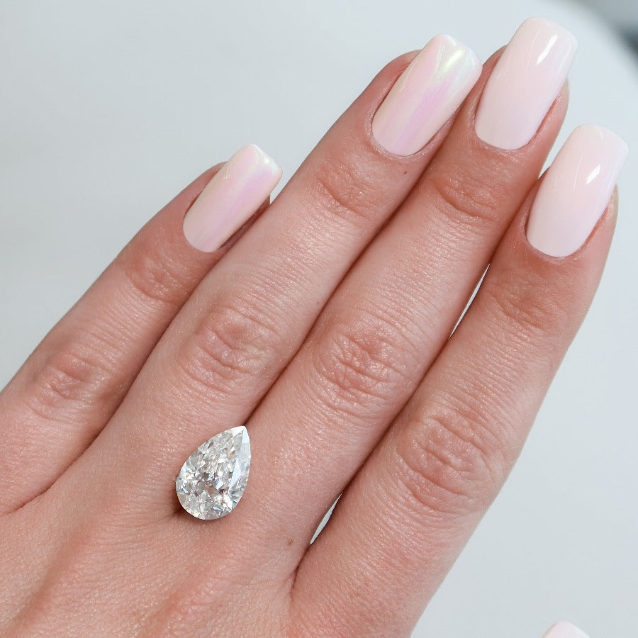 4.5Ct Pear Keyzar Moissanite