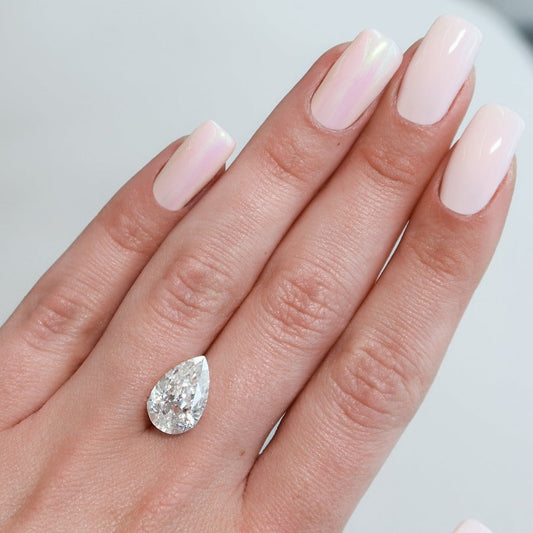4.5Ct Pear Keyzar Moissanite