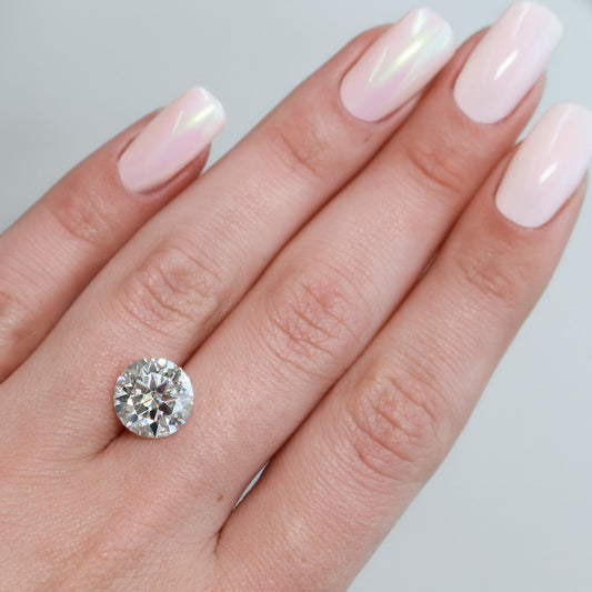 4Ct Round Keyzar Moissanite