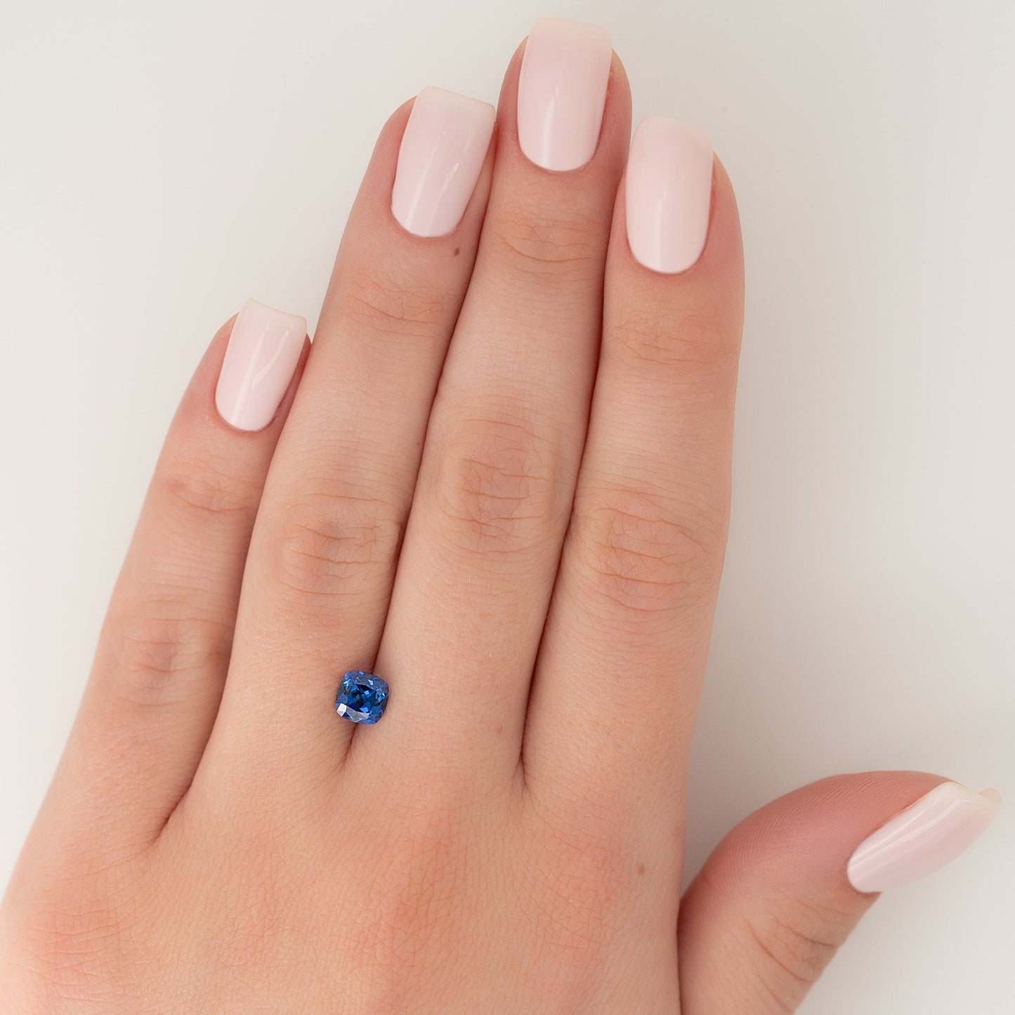 1Ct Cushion Cut Lab Created Sapphire
