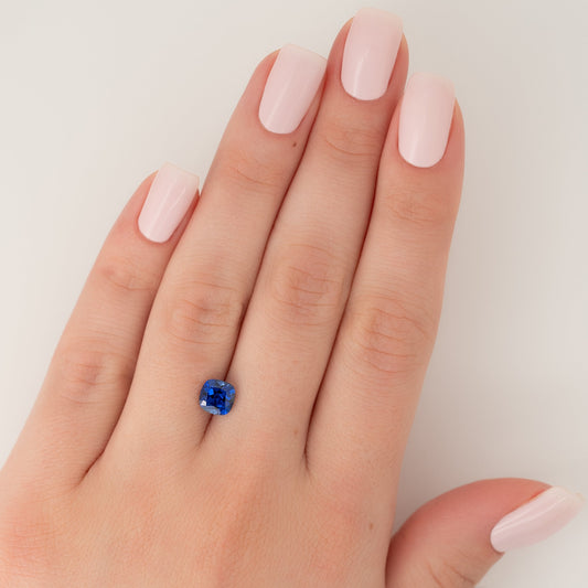 1.5Ct Cushion Cut Lab Created Sapphire