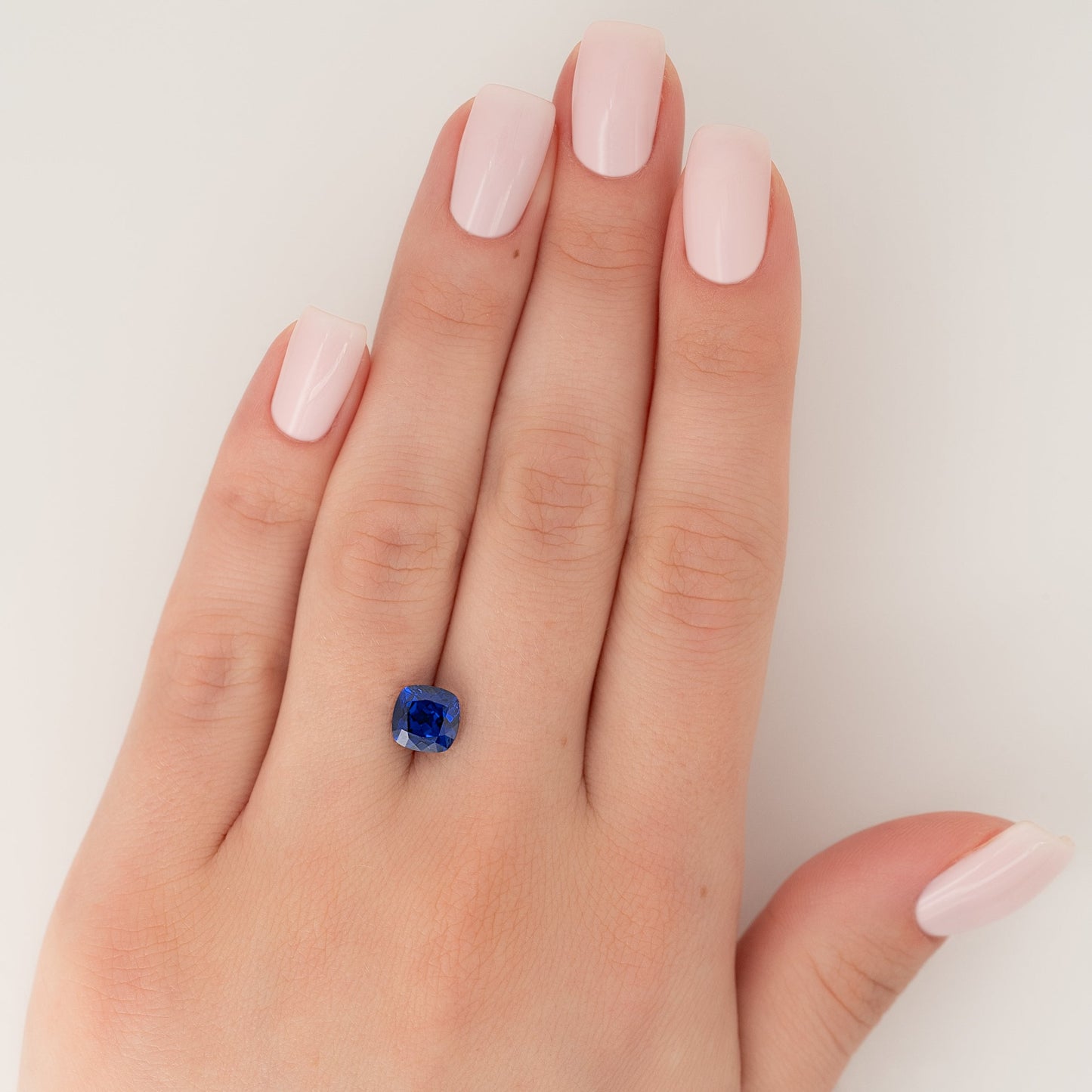 2Ct Cushion Cut Lab Created Sapphire