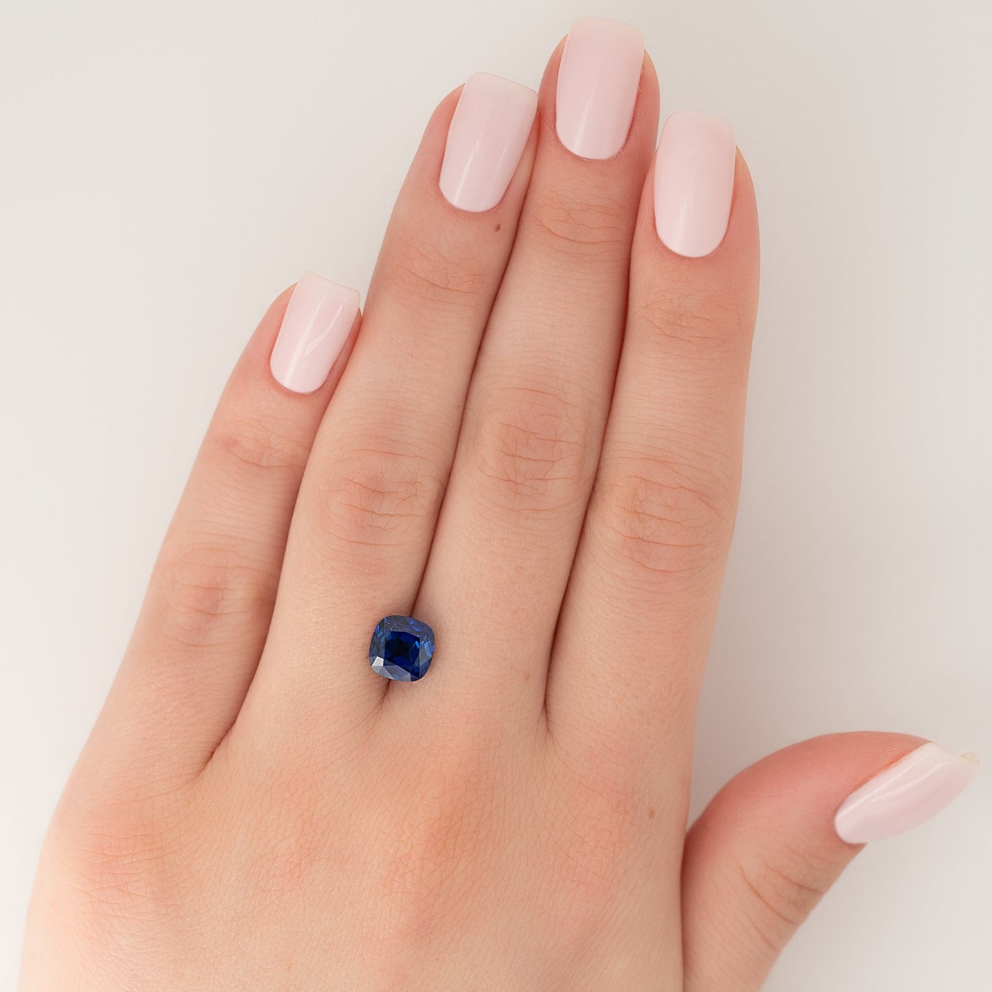 2.5Ct Cushion Cut Lab Created Sapphire