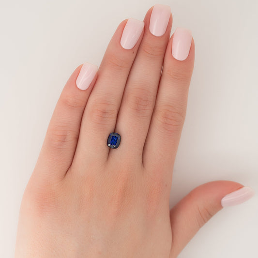 2.5Ct Elongated Cushion Cut Lab Created Sapphire