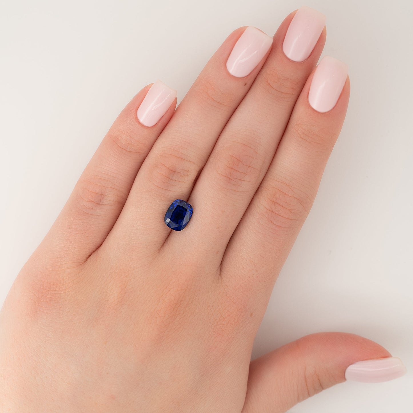 3.5Ct Elongated Cushion Cut Lab Created Sapphire