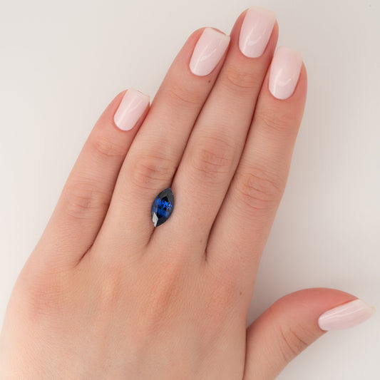 3Ct Marquise Cut Lab Created Sapphire
