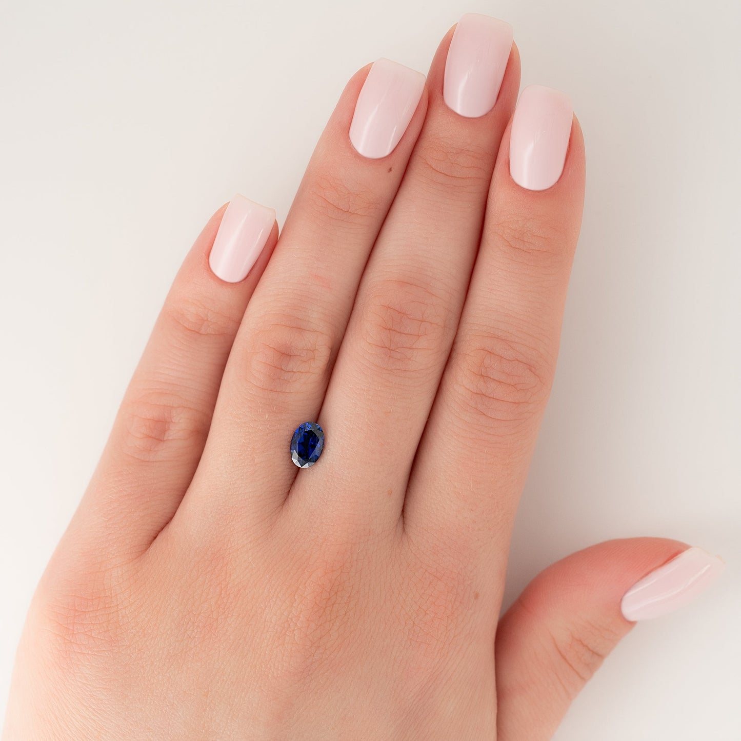 1Ct Oval Cut Lab Created Sapphire