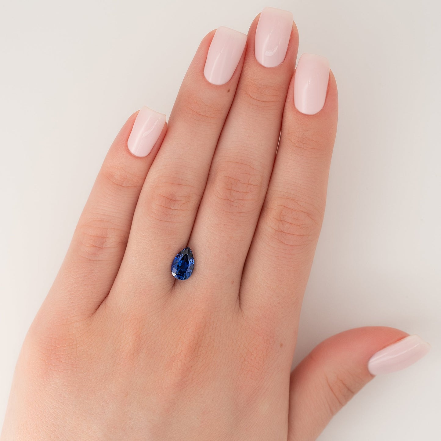 2Ct Pear Cut Lab Created Sapphire