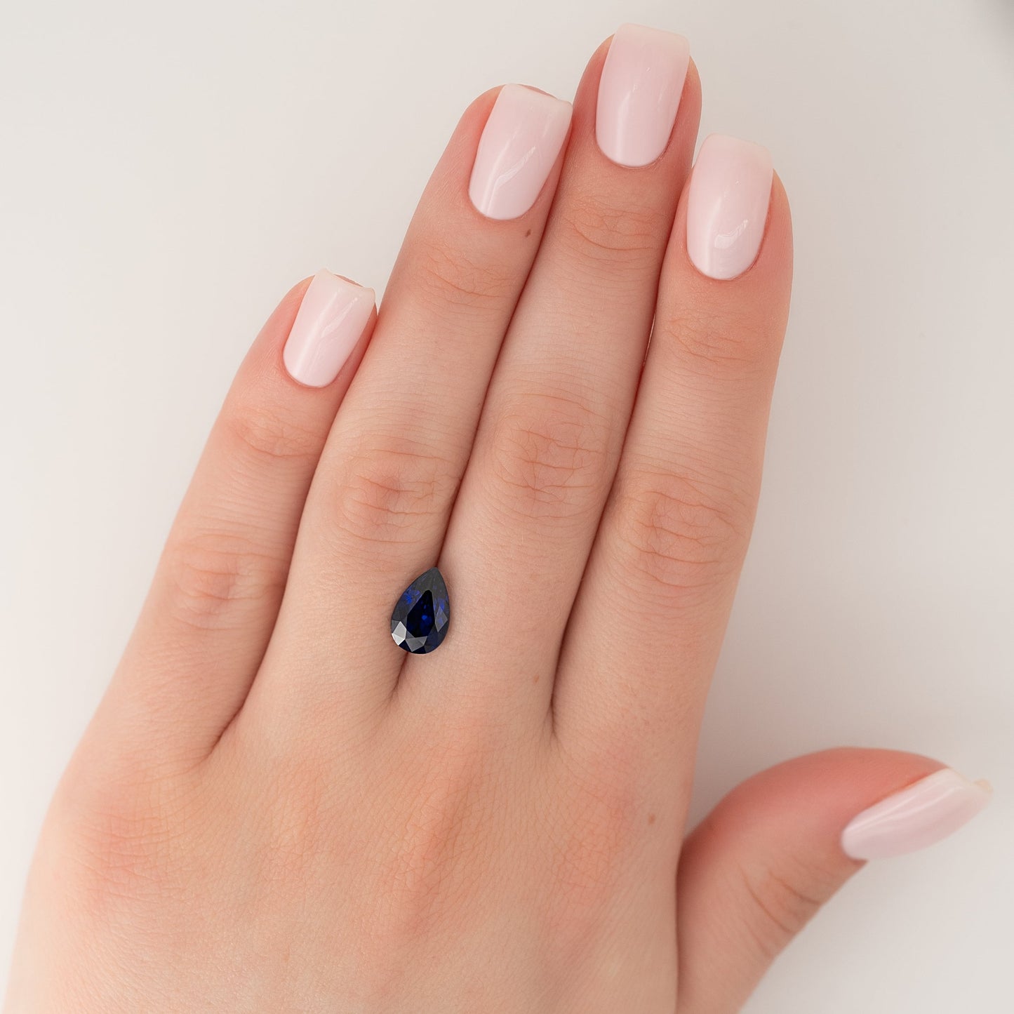2.5Ct Pear Cut Lab Created Sapphire