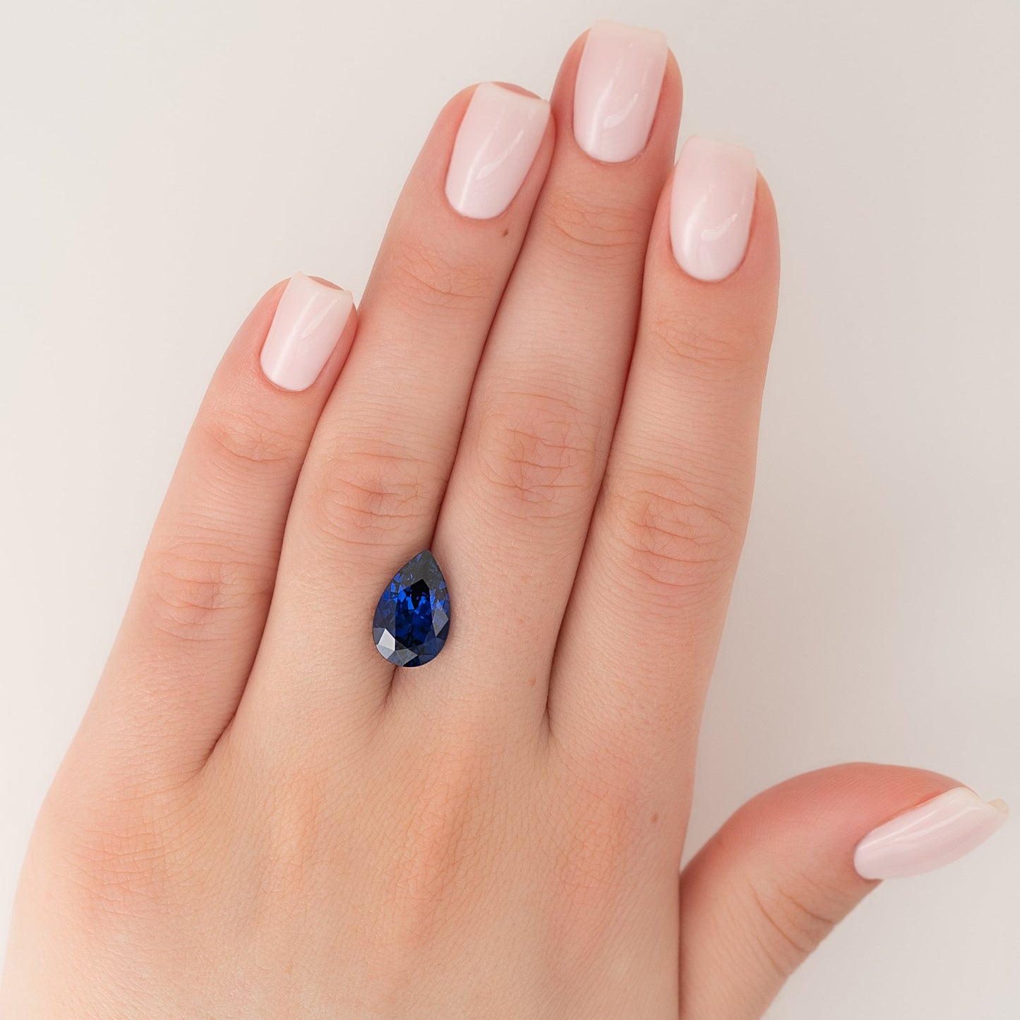 5Ct Pear Cut Lab Created Sapphire