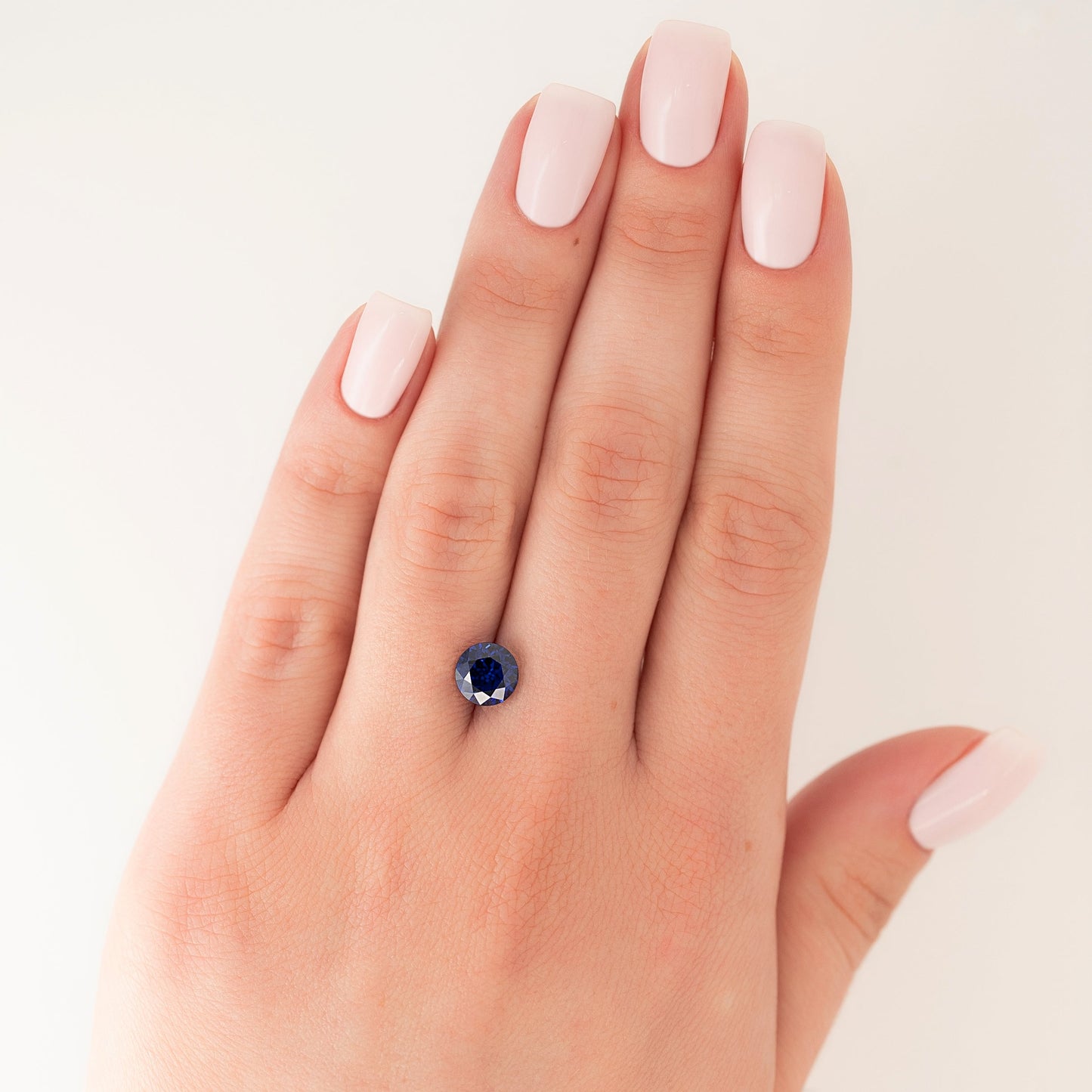 1.5Ct Round Cut Lab Created Sapphire